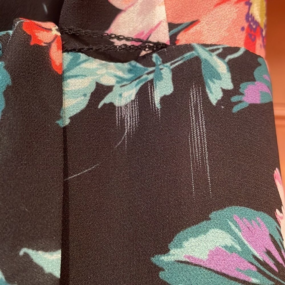 YUMI Kim Wild rose black midnight love shirt sleeve dress - Picture 8 of 16